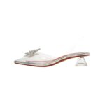 Silver 4.5cm heels