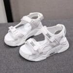 2010 white sandals
