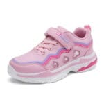 girls running pink