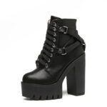 black shoes