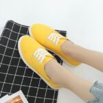 Lace-Up Yellow