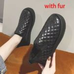 Black with fur