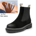 black Suede no fur