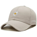 Khaki-Flower Cap